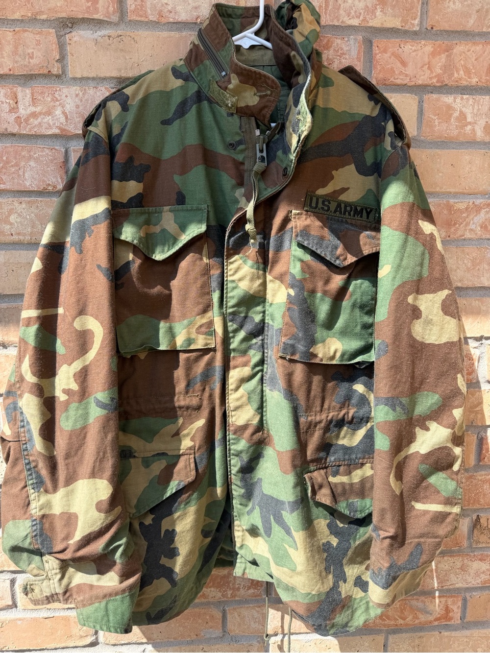 Alpha Industries Woodland Camo Field Jacket - Green/Brown/Black